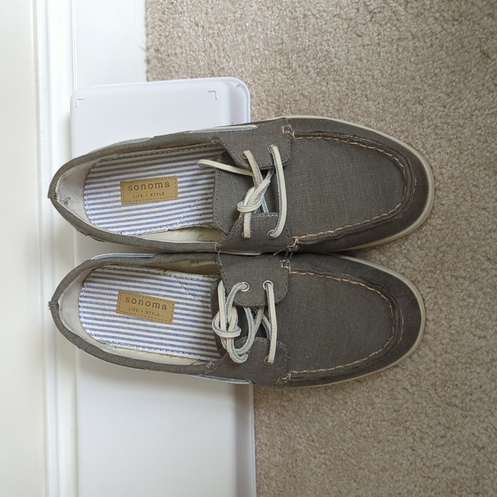 Sonoma Life Style Deck/Boat Shoes (Grey) 8.5 M US